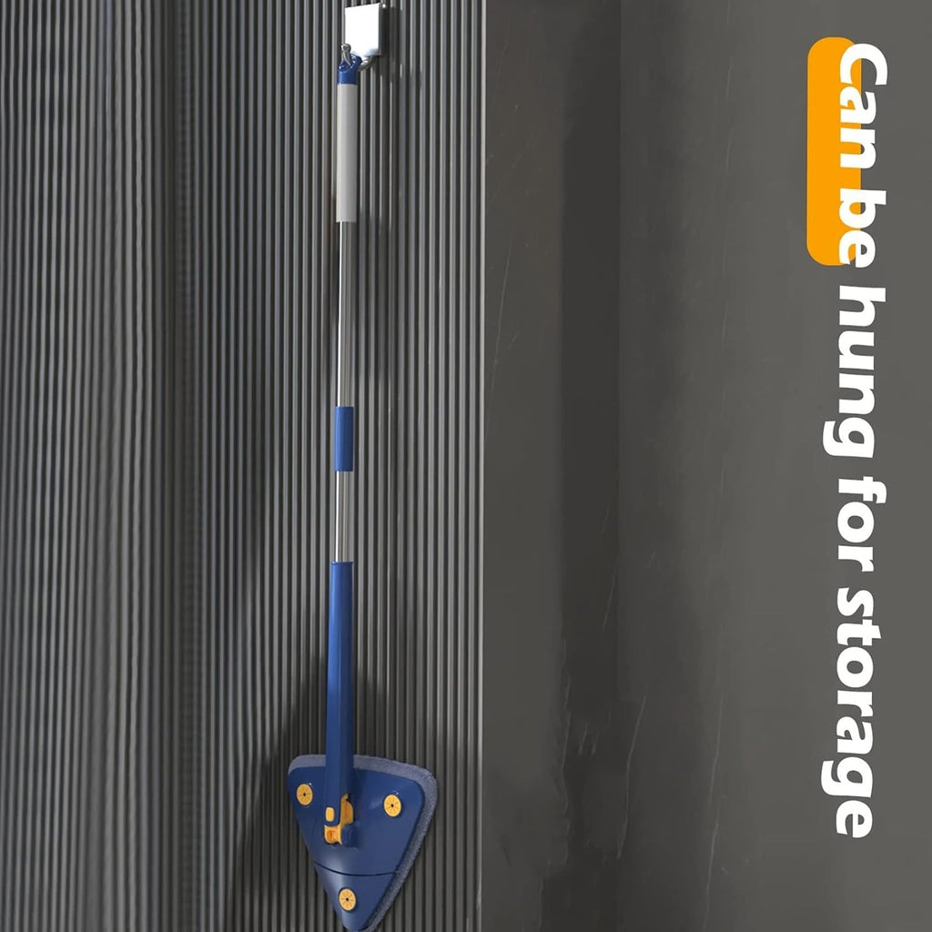 360 Degree Rotatable Adjustable Triangle Cleaning Mop