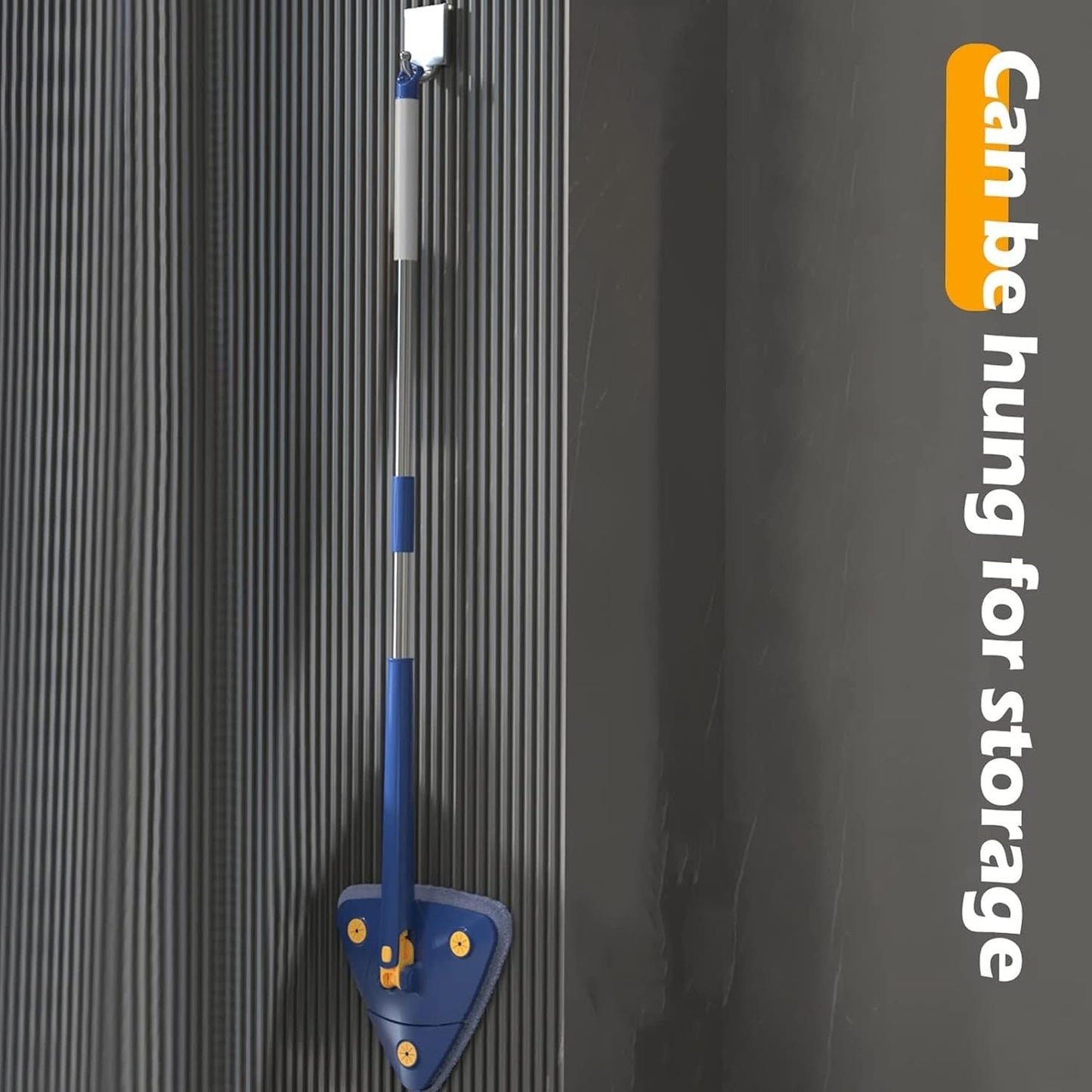 360 Degree Rotatable Adjustable Triangle Cleaning Mop