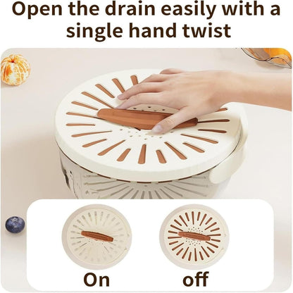 2 In 1 Drainer And Strainer Bowl